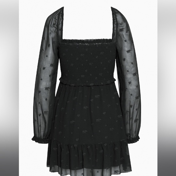 ARITZIA WILFRED Black Tempest Dress Size Small - Picture 2 of 13